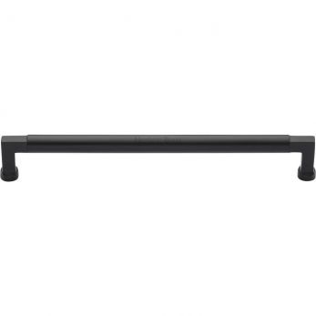 Heritage Brass Cabinet Pull Bauhaus Design 254mm CTC Matt Black Finish