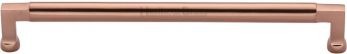 Heritage Brass Cabinet Pull Bauhaus Design 254mm CTC Satin Rose Gold Finish