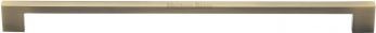 Heritage Brass Cabinet Pull Metro Design 320mm CTC Antique Brass Finish