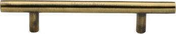 Heritage Brass Cabinet Pull Bar Design 128mm CTC Antique Brass Finish
