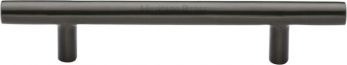 Heritage Brass Cabinet Pull Bar Design 128mm CTC Matt Bronze Finish
