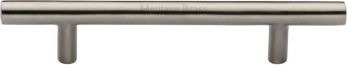 Heritage Brass Cabinet Pull Bar Design 128mm CTC Satin Nickel Finish