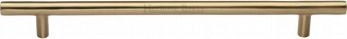 Satin Brass T-Bar Cabinet Handle 203mm CTC - by Heritage Brass | C0361 203-SB