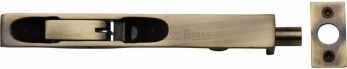 Heritage Brass C1680-6-AT - flush door bolt 6" antique brass