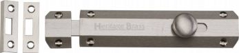 Heritage Brass C1685-6-SN - flat door bolt 6 inch satin nickel