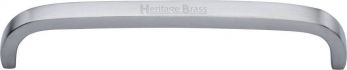 Heritage Brass C1800 152-SC - d shape handle 152mm satin chrome