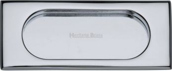 Heritage Brass C1850 105-PC Flush Pull Handle  Polished Chrome finish
