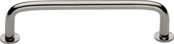 Kitchen Heritage Brass Cabinet Pull Wire Design with 16mm Rose 128mm CTC Polished Nickel Finish - C2156 128-PNF