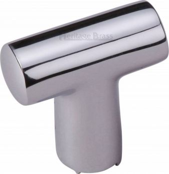 T Shape C2234-PC - polished chrome 35mm cupboard knob