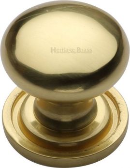 Heritage Brass C2240 25-PB Cabinet Knob Round Design 25mm Polished Brass