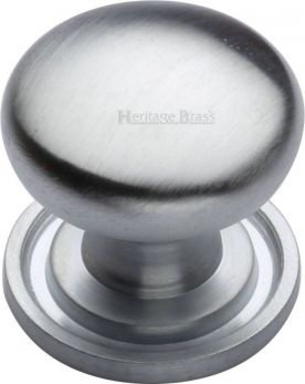 Heritage Brass C2240 25-SC Cabinet Knob Round Design 25mm Satin Chrome