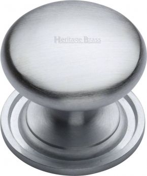 Mushroom C2240 38-SC cupboard knob 38mm satin chrome