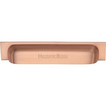 Heritage Brass Drawer Pull Military Design 152mm CTC Satin Rose Gold Finish