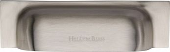 Heritage Brass Drawer Pull Satin Nickel finish