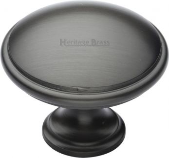 Heritage Brass Cabinet Knob Domed Design 38mm Matt Bronze finish