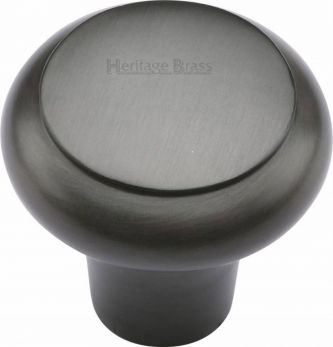 Heritage Brass C3990 32-MB Cabinet Knob Edge Design 32mm Matt Bronze