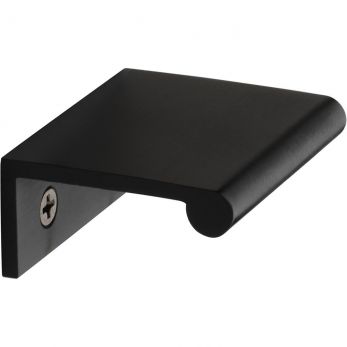 Heritage Brass EPR Edge Pull Cabinet Handle 50mm Matt Black finish