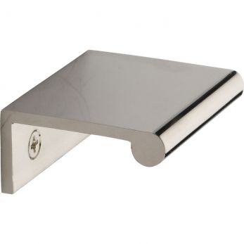 Heritage Brass EPR Edge Pull Cabinet Handle 50mm Polished Nickel finish