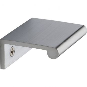 Heritage Brass EPR Edge Pull Cabinet Handle 50mm Satin Chrome finish