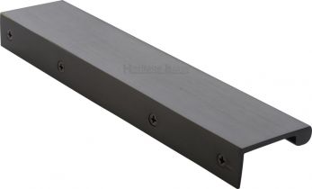 Heritage Brass EPTR Edge Pull Cabinet Handle 200mm Matt Bronze finish