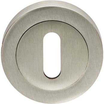 50mm Round Standard Keyhole Escutcheon in Satin Nickel - Carlisle Brass | EUL002SN