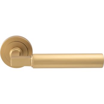Carlisle Brass EUL040SB Amiata Bar Lever Handle On Rose Satin Brass