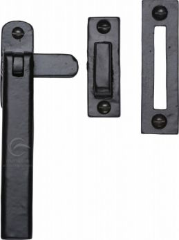 Black Iron Rustic Casement Window Fastener