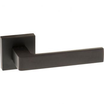 Forme FMS254MB Asti Matte Black Minimal Square Rose Levers