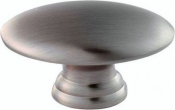 Oval FTD255ASN satin nickel 35x18mm cupboard knob