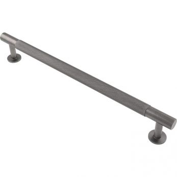 Fingertip Design Knurled Pull Handle 224mm c/c - Anthracite Finish  - by Carlisle Brass - FTD700EANT