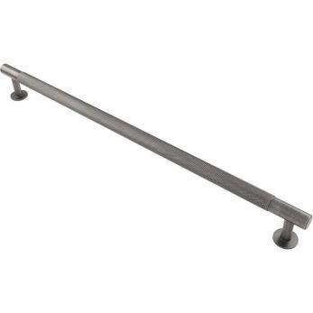 Fingertip Design Knurled Pull Handle 320mm c/c - Anthracite Finish  - by Carlisle Brass - FTD700HANT