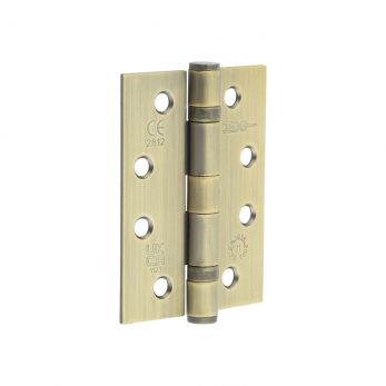 Jedo Grade 11 Steel Ball Bearing Hinges 102x76mm Antique Brass - by Frelan Hardware - J8500AB