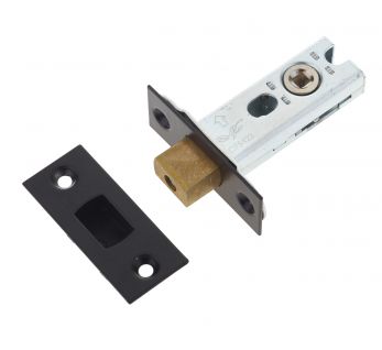 Jedo Heavy Duty Tubular Deadbolts 76mm Black - by Frelan Hardware - JL-HDB76BL