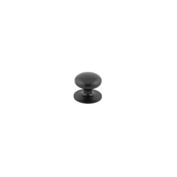 Jedo Traditional Kitchen Cupboard Knobs 32mm Black - by Frelan Hardware - JMB47B