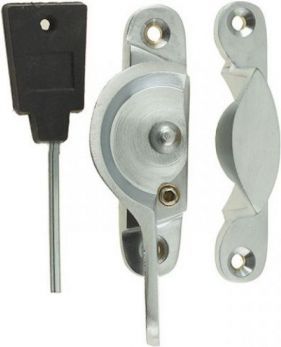 Frelan JV89LSC Narrow Locking Fitch Fastener Satin Chrome