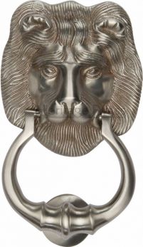 thumbnail image 2 of Frelan JSS3003 Round Bar Front Door Knocker - 150mm Satin Stainless Steel - Contemporary Style 2 of 6