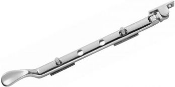 Satin Chrome M44CSC - window casement stay victorian 203mm