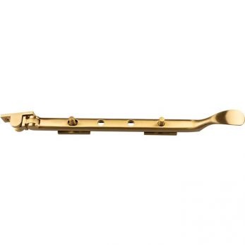 Victorian Casement Stay 10" Satin Brass (M44SSB)