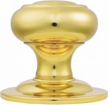 Carlisle Brass M51 polished brass 70mm centre door knob
