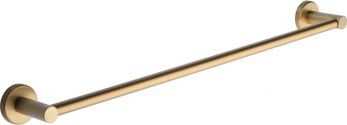 Oxford Towel Bar Rail, Wall Mounted 600mm Satin Brass  - by M.Marcus - OXF-TOWEL-60-SB