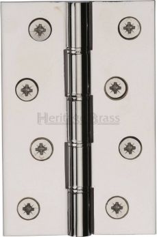 Butt Door Hinge in Polished Nickel, (102mm x 67mm / 4" x 2.625") | PR88-405-PNF