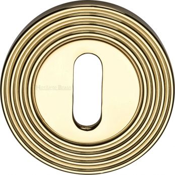 Heritage Brass Key Escutcheon Polished Brass finish - RR4000-PB