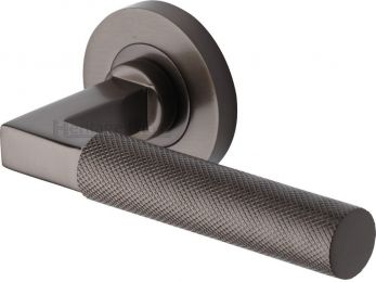Heritage Brass RS2260-MB Door Handle Lever on Rose Signac Design Matt Bronze Finish