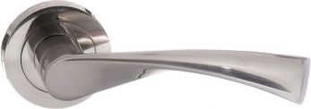 Colorado S34R/SN Lever on Round Rose Satin Nickel