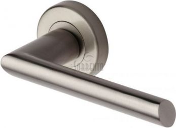 Mercury SC-4692-SNZ satin nickel door handles on rose