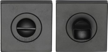 53mm Square Thumb Turn in Matt Black - Sorrento | SC-SQ0195-BLK