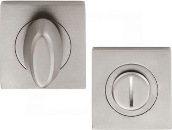 51.5mm Square Thumb Turn in Satin Chrome - Serozzetta | SZM004SQSC