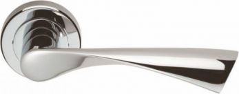 Serozzetta SZM025CP Breeze Polished Chrome Door Handles