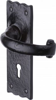 Tudor TC300 - lever lock furniture colonial black