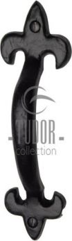 Tudor TC385 175 - pull handle fluer de lys 6" black